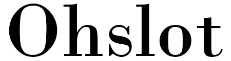 Ohslot